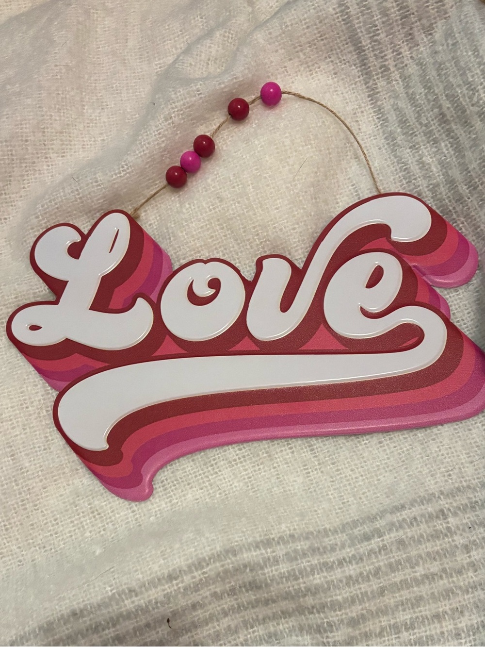 Love Metal Sign